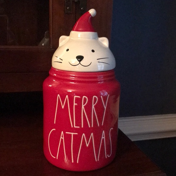 Rae Dunn Other - Rae Dunn MERRY CATMAS Canister